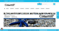 Desktop Screenshot of cetamar.com