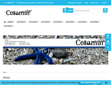 Tablet Screenshot of cetamar.com